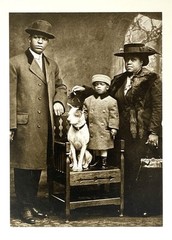 Harlem Family – 1920’s Fischl & Hartman Vintage Art Photo Print Card