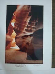 2000s Color Slot Canyon 8 X 14″ 11×14 Matts signed Canyon Studio Photographs