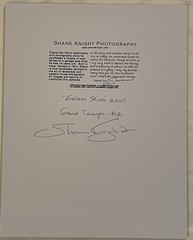 Grand Canyon Photo On Metal Signed Shane Knight