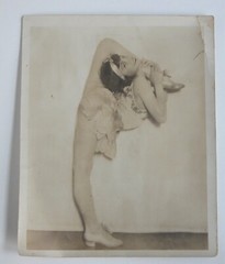 1920s Female Contortionist Photograph 8X10 Circus Freak Sideshow Kansas Hixon