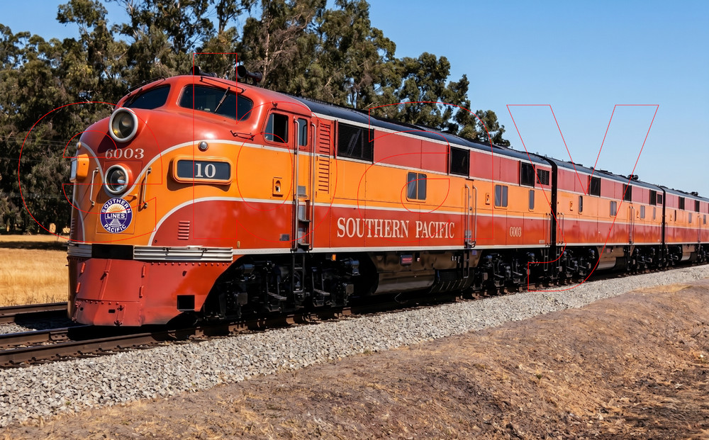 Photo Art Print of the Southern Pacific Shasta Daylight in 1949