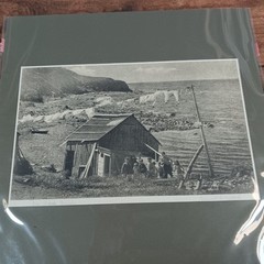 Edward Bafford One Mans Family Vintage 1940s Signed Photo Print Coastal Scene