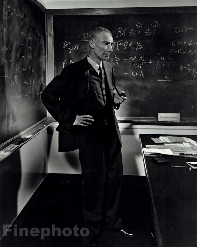 1956/59 Vintage ROBERT OPPENHEIMER Science Physics Atomic Bomb By KARSH