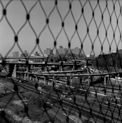Highbridge, Stacked view, The Bronx, NY, 12 x 18 in art photo by Mel Gonz, 2019