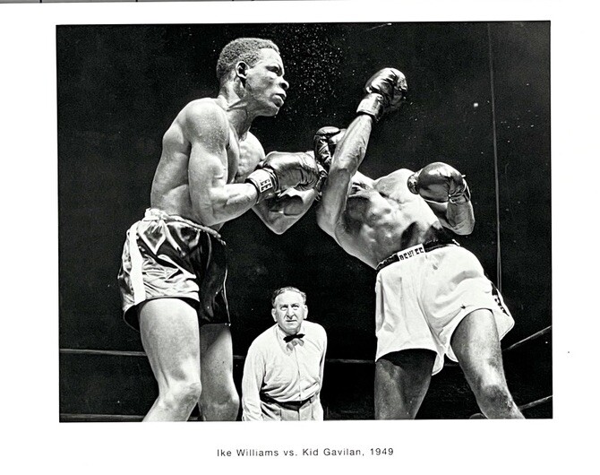 Ike Williams Vs. Kid Gavilan 1949 – The Fights Photo Show Announcement Card 1996