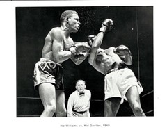 Ike Williams Vs. Kid Gavilan 1949 – The Fights Photo Show Announcement Card 1996