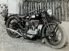 Original Photo Motorcycle Triumph Germany England Krad Prewar [4138-4]