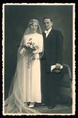 Mannheim Waldhof 1936 Wedding Photo 1930s Photo Postcard 9x14cm