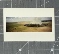 Margot Balboni Art Show Announcement Card 1991 Managed Lands Aerial Photographs