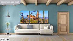 Superb Owl: Birds of Prey Wildlife Sonoran Desert Owl Bird Metal Canvas Print