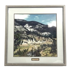 Vintage Stillwater Mine Spring 1996 Professional Framed Photograph Nye Montana