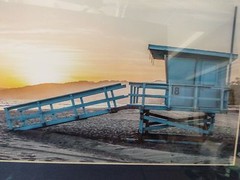 «SUNSET AT STATION 18» FRAMED AND SIGNED BY LOS ANGELES PHOTOGRAPHER ROB SMITH