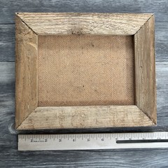 Vintage Coastal Photo Handmade Barn Wood Rustic Frame Ocean Lake Art Photography
