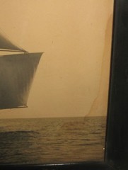 Antique CHARLES BOLLES ‘Benjamin F Packard’ SAILBOAT Sailing Gelatin PHOTOGRAPH