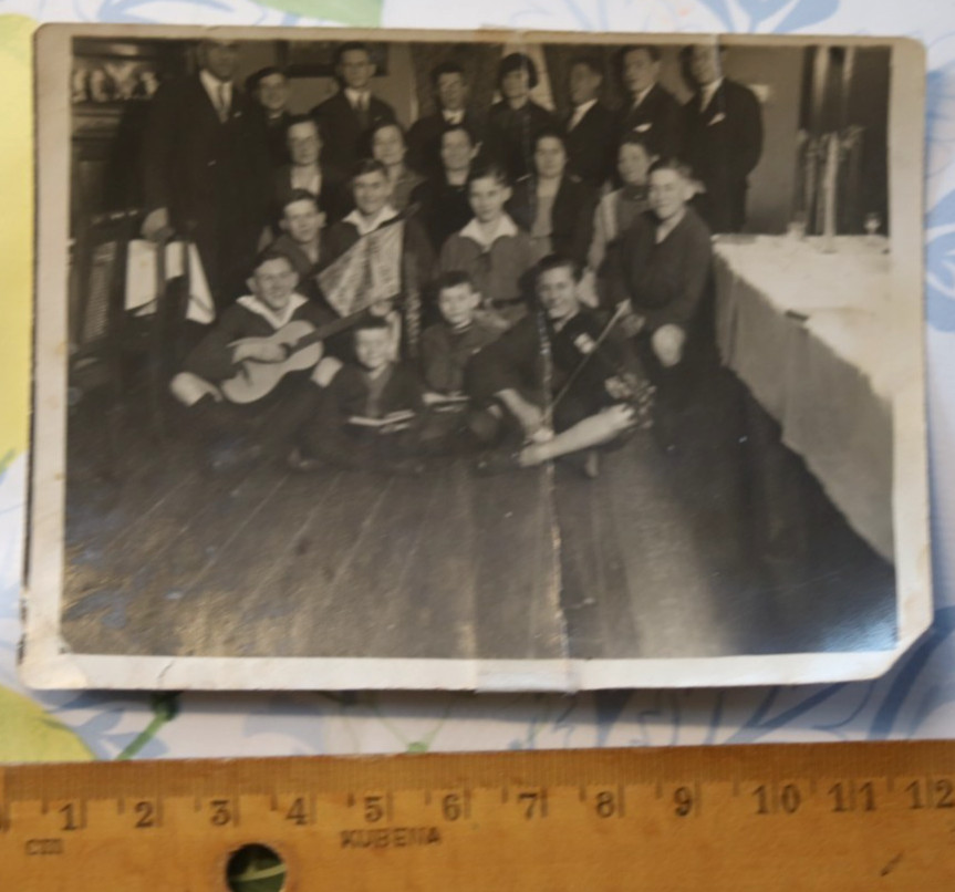 Photo 1922 Musician Young Restaurant Celebration Vintage AU