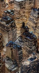 Original 2007 SCOTT PETERMAN ‘New York 14D’ NYC at NIGHT Contemporary Photograph
