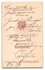 Photograph Georg Wolf & Co., Hamburg, Alstertwiete 8, Günter Stengel in suit M