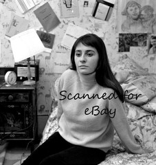 SAD GIRL IN 1960s BEDROOM SOCIAL HISTORY – 1 NEGATIVE