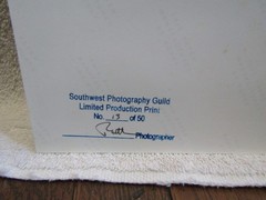 Vintage Gay Interest Real Photo- Framed Nude- Southwest Photography Guild 13/50