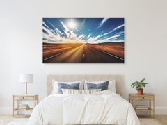 Special Price!!Photograph California Highway Route 47 USA Acrylic Glass 180×100 cm