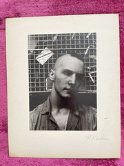 Vintage ART PHOTOGRAPHY Signed Richard Komara 1970’s MAN MOHAWK Emotion Dazed #4