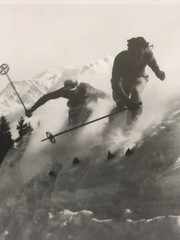 Willy Ronis – Megève, Hiver 1938 – 1988 – Offset