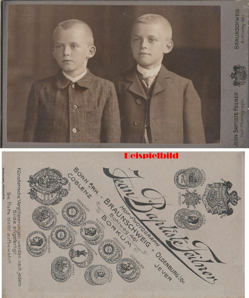Old photographs around 1900 baby child children photo studio cardboard studio SW