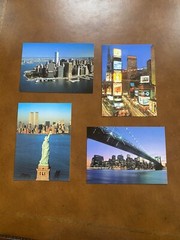 New York Statue of Liberty 12 Laser Prints Post Cards Excellent Condition