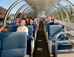 Photo Art Print of the Milwaukee Road’s Super Dome Car Interior in 1952
