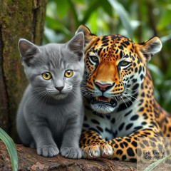 Art print from a fiction story «The Adventures of Leo in the Amazon»