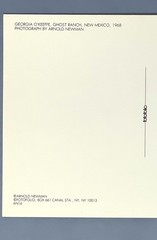 Georgia O’Keefe 1968 Art Print Card Photo By Arnold Newman Fotofolio 4.25”x6”