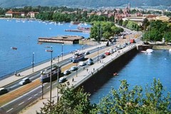 Old Photo Album 1964/65 Switzerland, Technology, Cars Road Traffic, Train, Tram