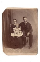 CAB photo beautiful family picture/Ernst Nalbach in Lentesdorf – around 1870