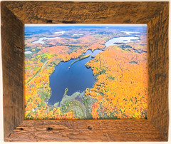 Rock Lake & Turtle Chain, Winchester, Wisc Vilas Co Aerial Photo. Frame Optional