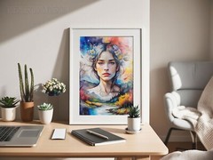 Digital Photo Wallpaper Picture Image Printable Watercolor Art Nature’s Embrace