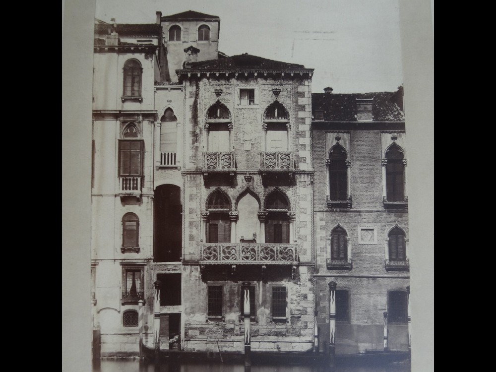 Paolo salviati, Palazzo Contarini-fasan 1870-80 albumen print , fine 