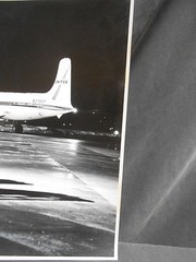 Vintage Retro Airplane Airport Airline Tarmac Art Photograph Photo Picture