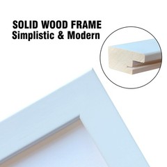 11×14 Picture Frame Set of 2 Made of Solid Wood Photo Frames with Real Glass …