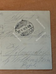 Postcard photo soldiers Dresden Hilmersdorf WWI F10