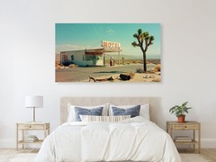 Special Price!!Photograph California Motel Abandoned Places 01 Acrylic Glass 180×100 cm
