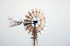 Country Photography Print – Picture of Aermotor Windmill Head in Oklahoma