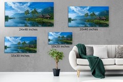 Bora Bora Beach Art, Tropical Paradise Pool, Tahiti Photo Print Four Seasons Art