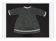Karen Savage Photogram of Dress Vintage Photograph Fine Art Original Color Green