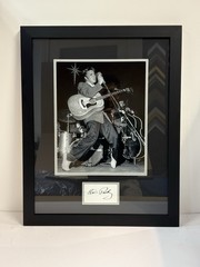 Photograph of Evlis Presley Framed and Signed