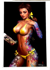 BELLE NATHAN SZERDY EXCLUSIVE LIMITED EDITION SIGNED ART PRINT COA NM+