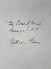NATHAN LERNER «The Roundhouse, Chicago» 1935 Signed Silver Gelatin Photograph
