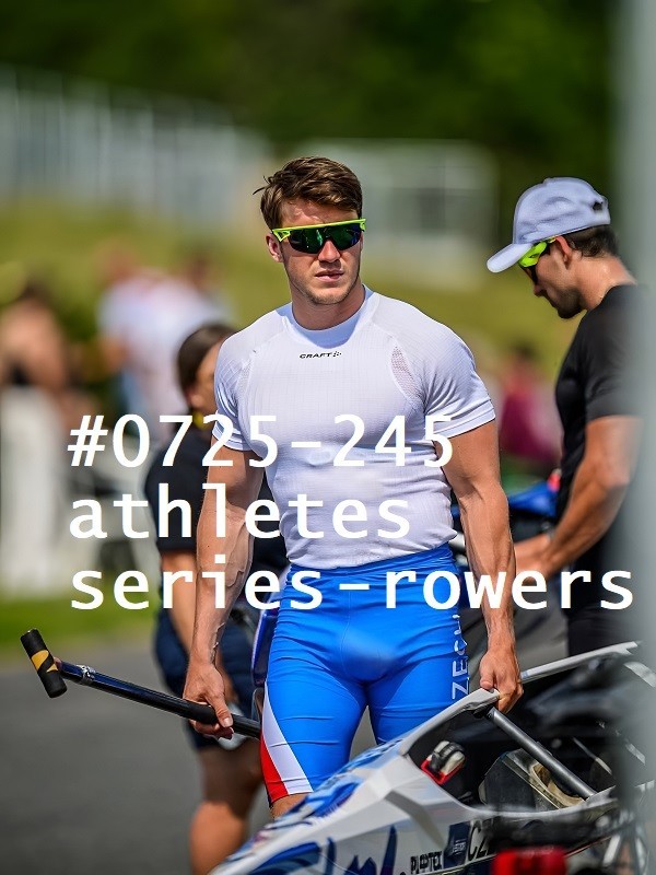 MALE PORTRAIT #0725-245- athletes series- rowers – free shipping in usa