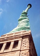 STATUE OF LIBERTY Vintage 1990s PHOTO New York City ARM PIT VIEW