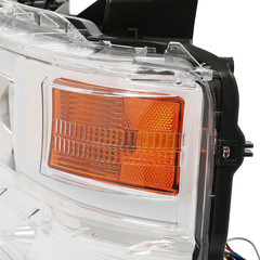 Projector Headlight Pair Compatible with 2015-2019 Chevy Chevrolet Silverado 250