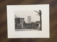 BRUCE BLUM SIGNED B&W Photo Print (10″X 13″)-«A New Harbor Emerges «